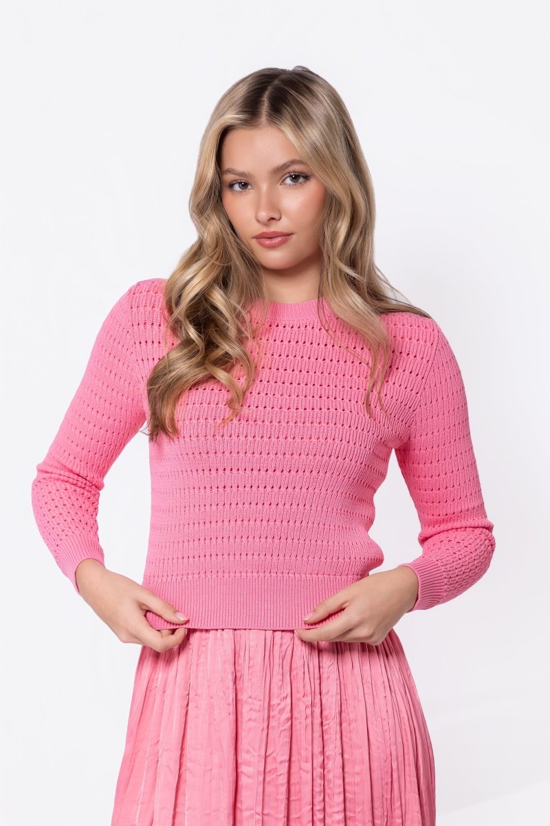 Paige Top (Medium Coral Pink)