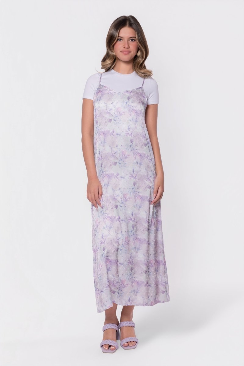 Paula Dress (Pink/Sage)