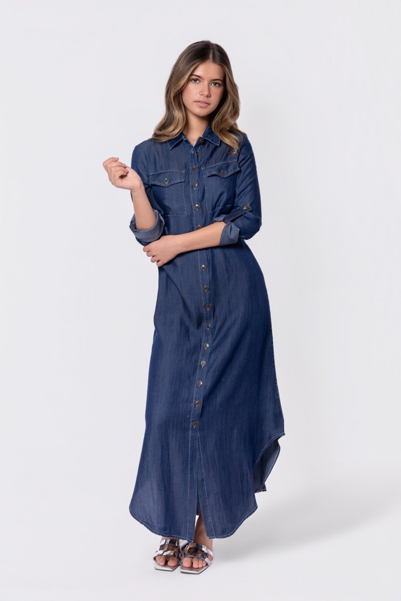 Piper Dress (Blue)