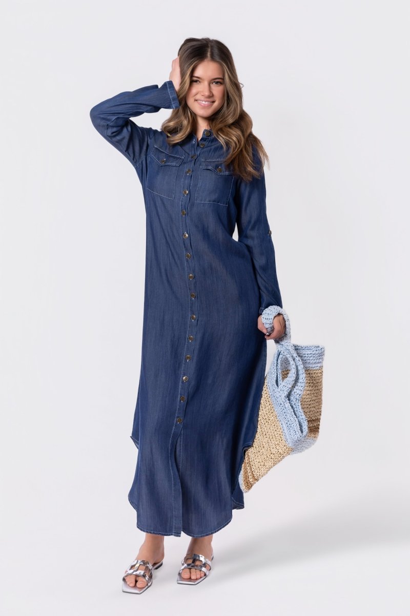 Piper Dress (Blue)