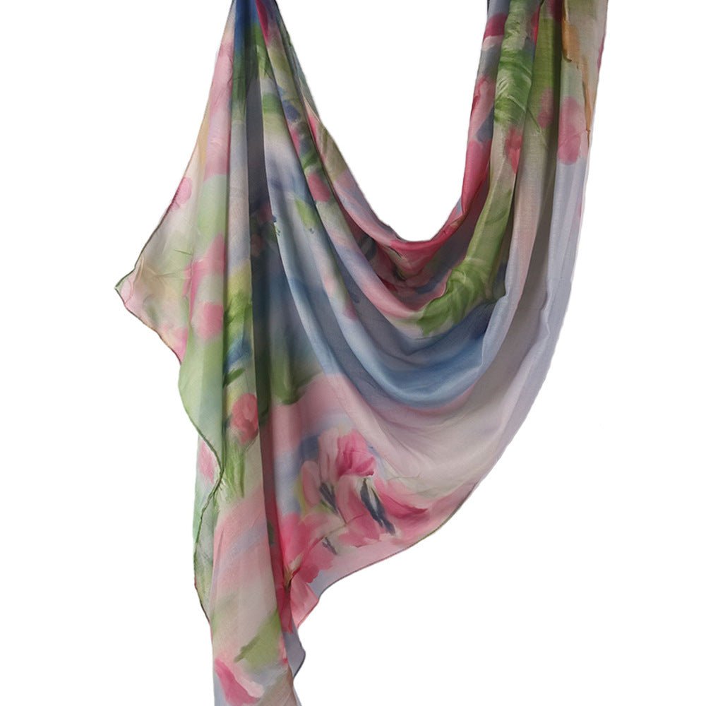 Poly-Cotton Printed Hijab Scarf (MH214)
