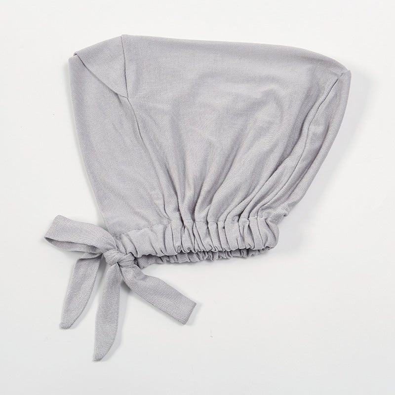 Premium Mercerized Cotton Cross-Strap Design Hijab Cap with Adjustable Brim (MH116)