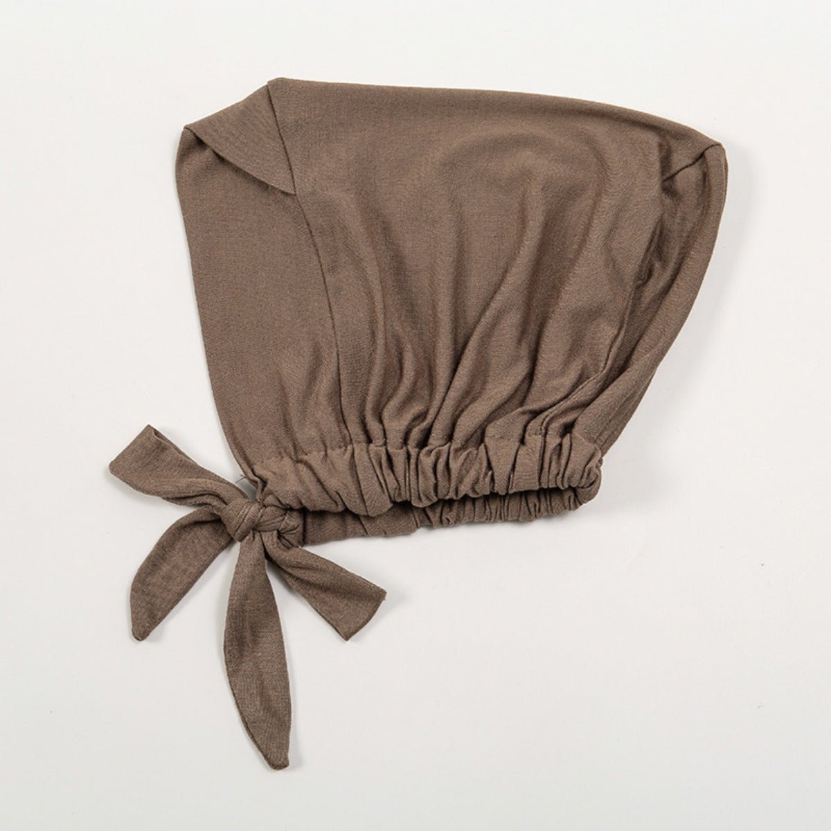 Premium Mercerized Cotton Cross-Strap Design Hijab Cap with Adjustable Brim (MH116)