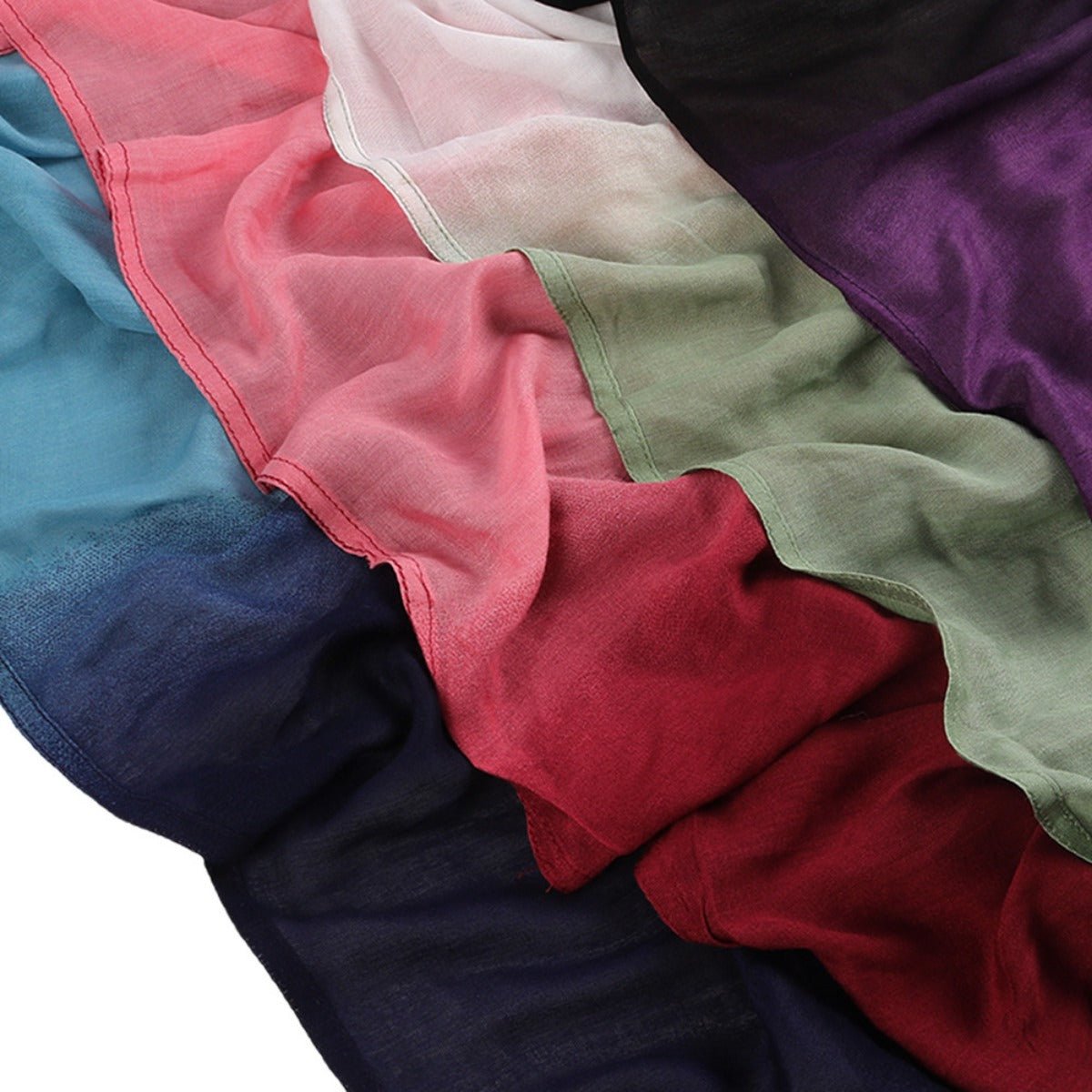 Premium Cotton Headscarves Gradient Hijab Collection(MH123)