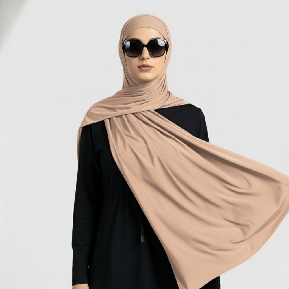 Premium Cooling Non-Slip Hijab |  Breathable Sports Hijab (MH196)