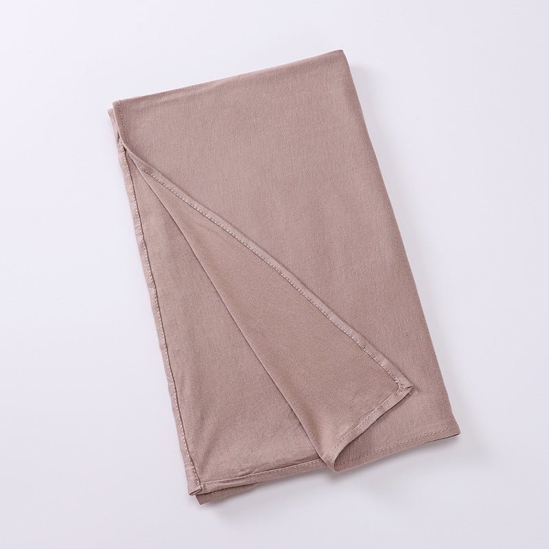 Premium Boho Style Large Mercerized Cotton Hijab (MH114）
