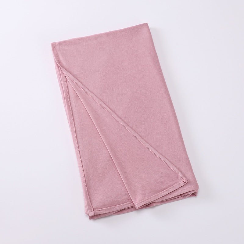 Premium Boho Style Large Mercerized Cotton Hijab (MH114）
