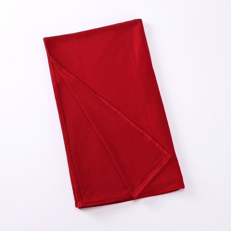 Premium Boho Style Large Mercerized Cotton Hijab (MH114）