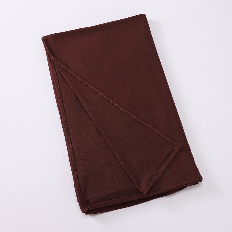 Premium Boho Style Large Mercerized Cotton Hijab (MH114）