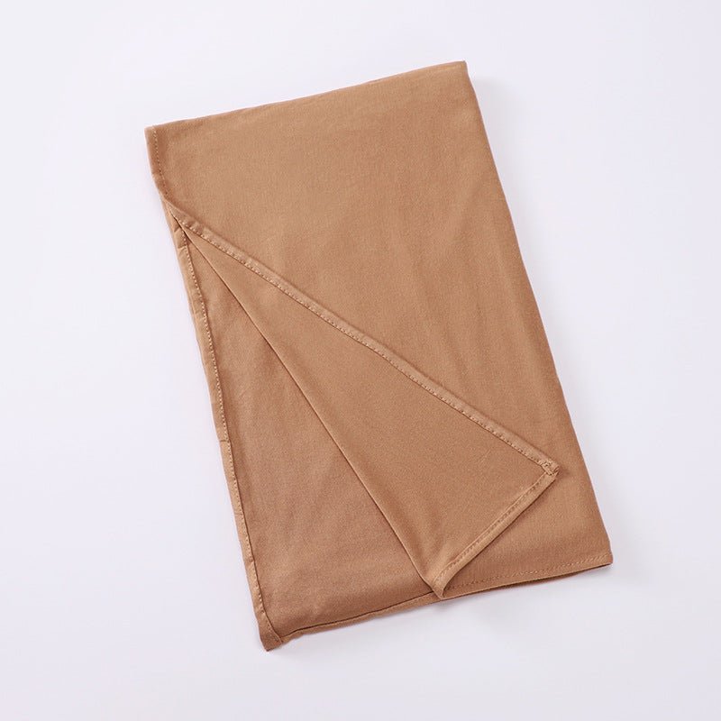 Premium Boho Style Large Mercerized Cotton Hijab (MH114）