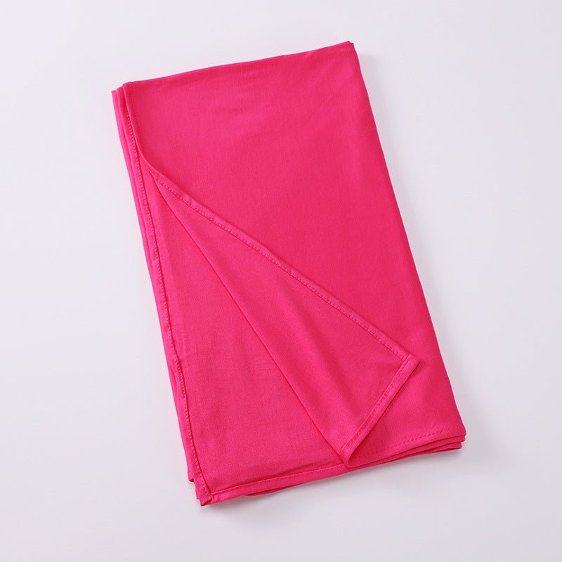 Premium Boho Style Large Mercerized Cotton Hijab (MH114）