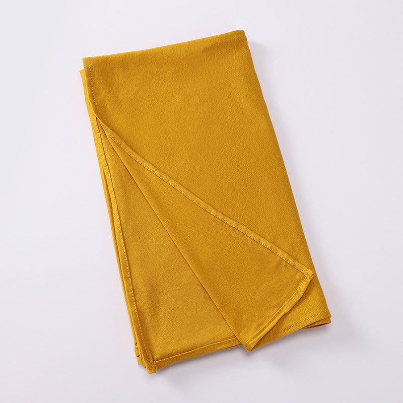 Premium Boho Style Large Mercerized Cotton Hijab (MH114）