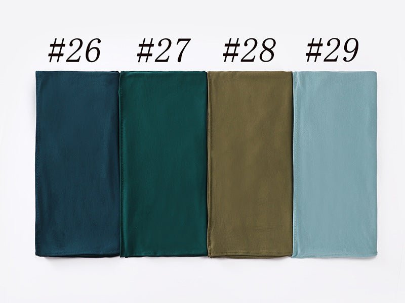 Premium Boho Style Large Mercerized Cotton Hijab (MH114）