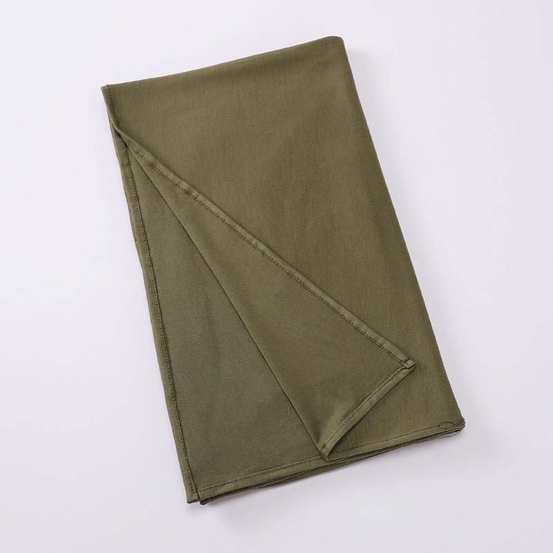 Premium Boho Style Large Mercerized Cotton Hijab (MH114）