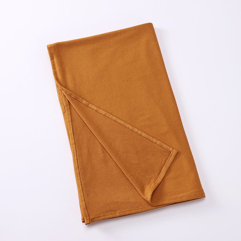 Premium Boho Style Large Mercerized Cotton Hijab (MH114）