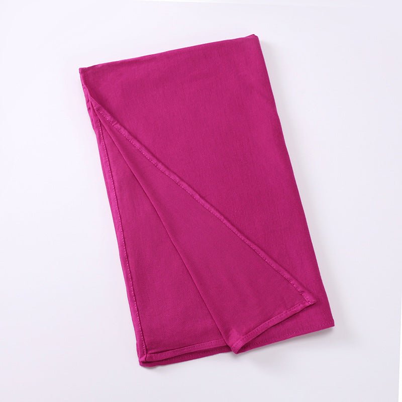 Premium Boho Style Large Mercerized Cotton Hijab (MH114）