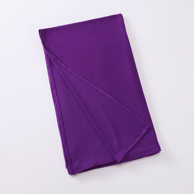 Premium Boho Style Large Mercerized Cotton Hijab (MH114）
