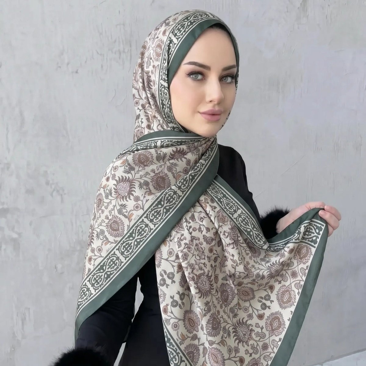 Printed Hijab Scarf(MH239)