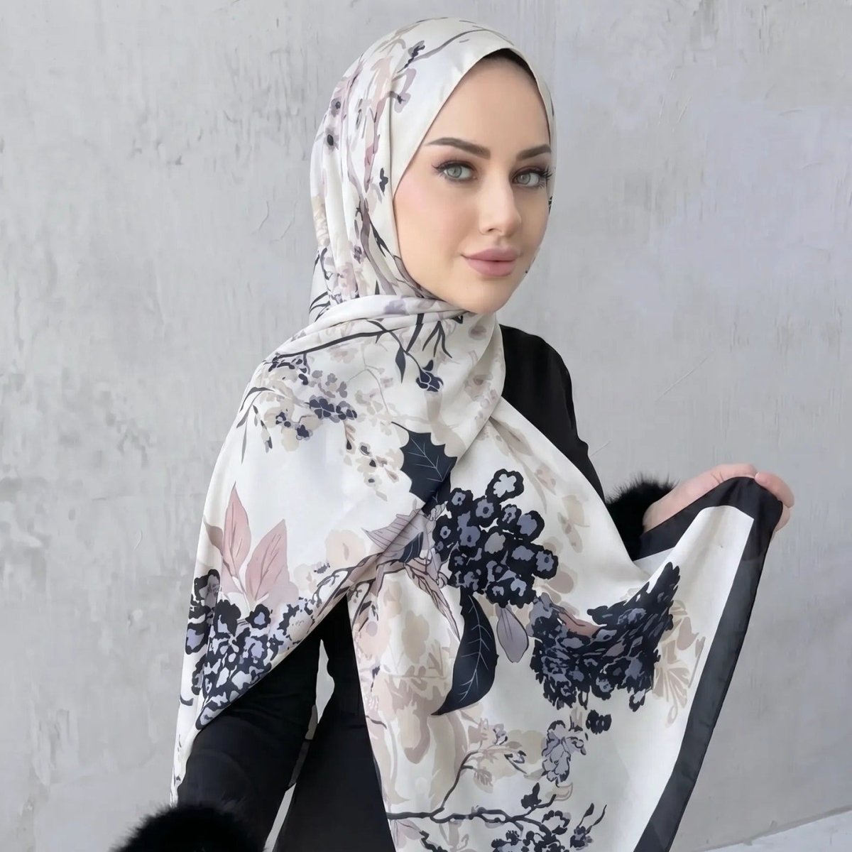 Printed Hijab Scarf(MH239)