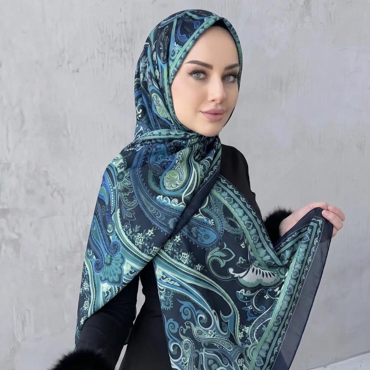 Printed Hijab Scarf(MH239)
