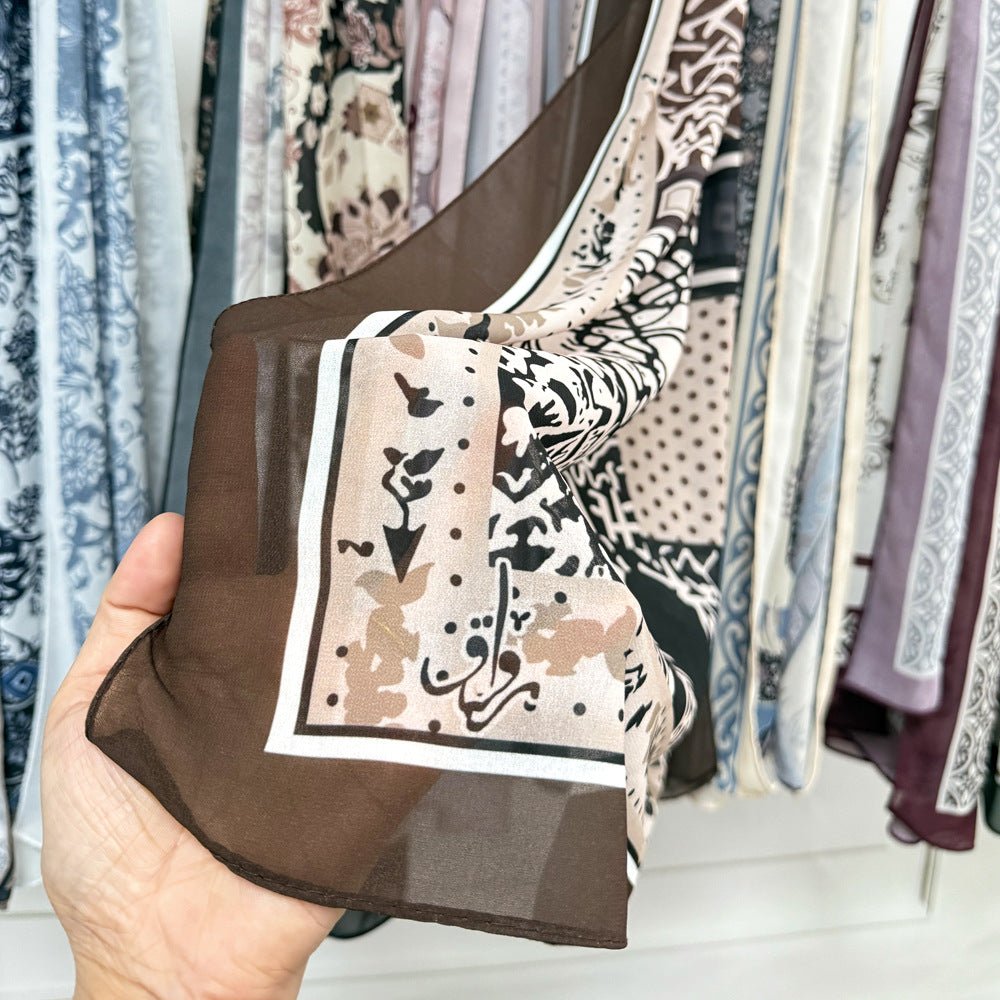 Printed Hijab Scarf(MH239)