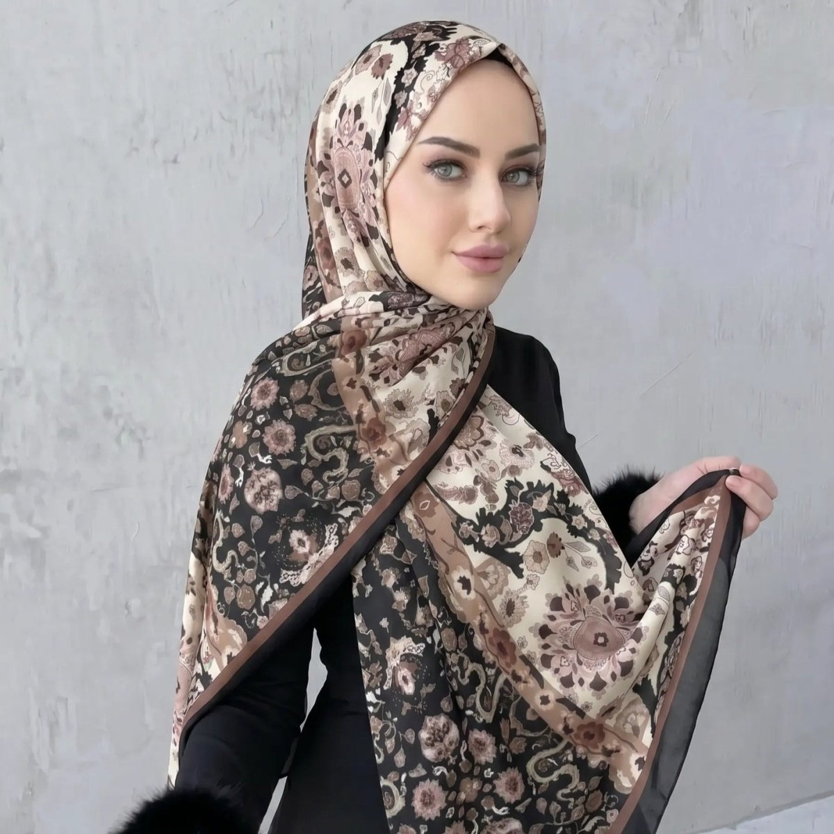 Printed Hijab Scarf(MH239)