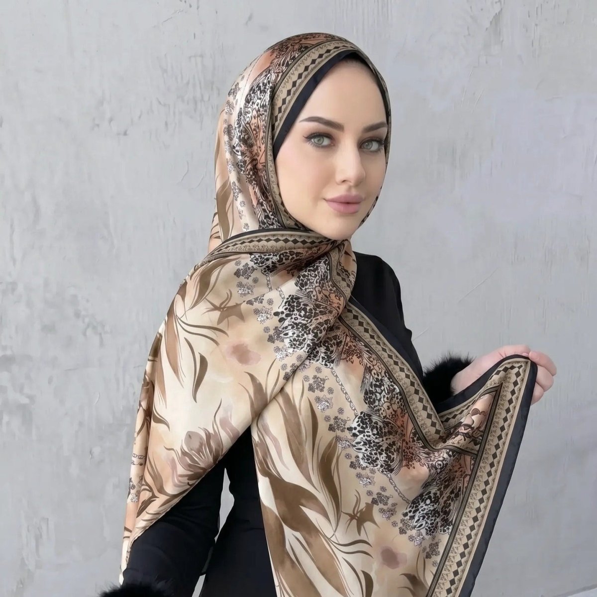 Printed Hijab Scarf(MH239)