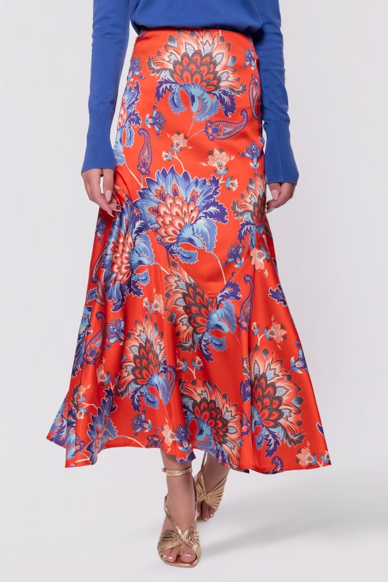 Rachel Skirt (Red/Blue)