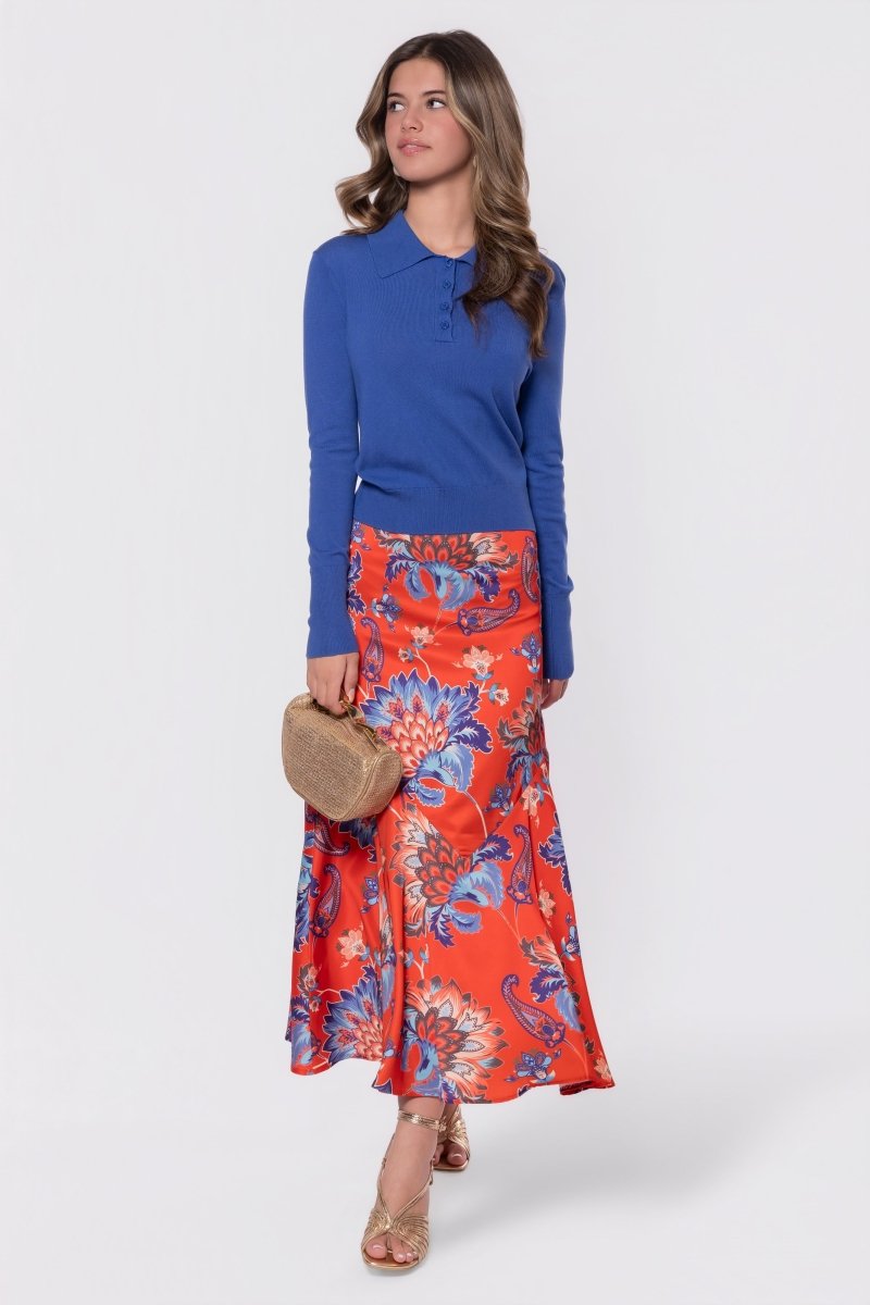 Rachel Skirt (Red/Blue)