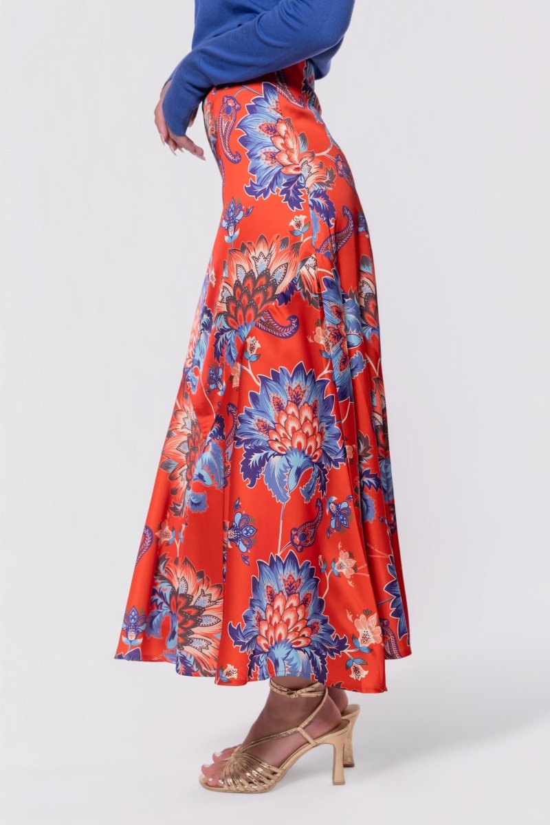 Rachel Skirt (Red/Blue)