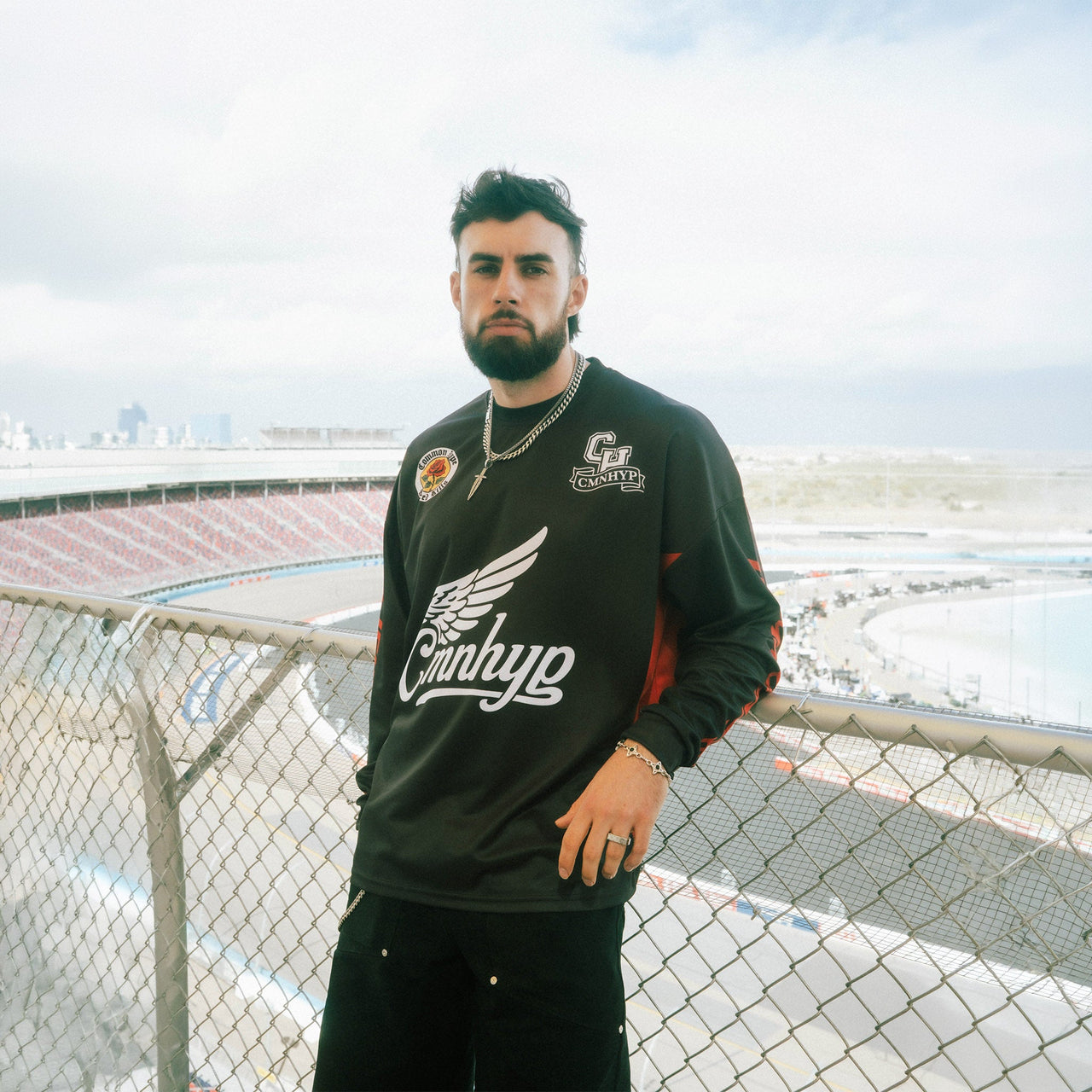 Common Hype Speed Kills Long Sleeve Racing Jersey Black