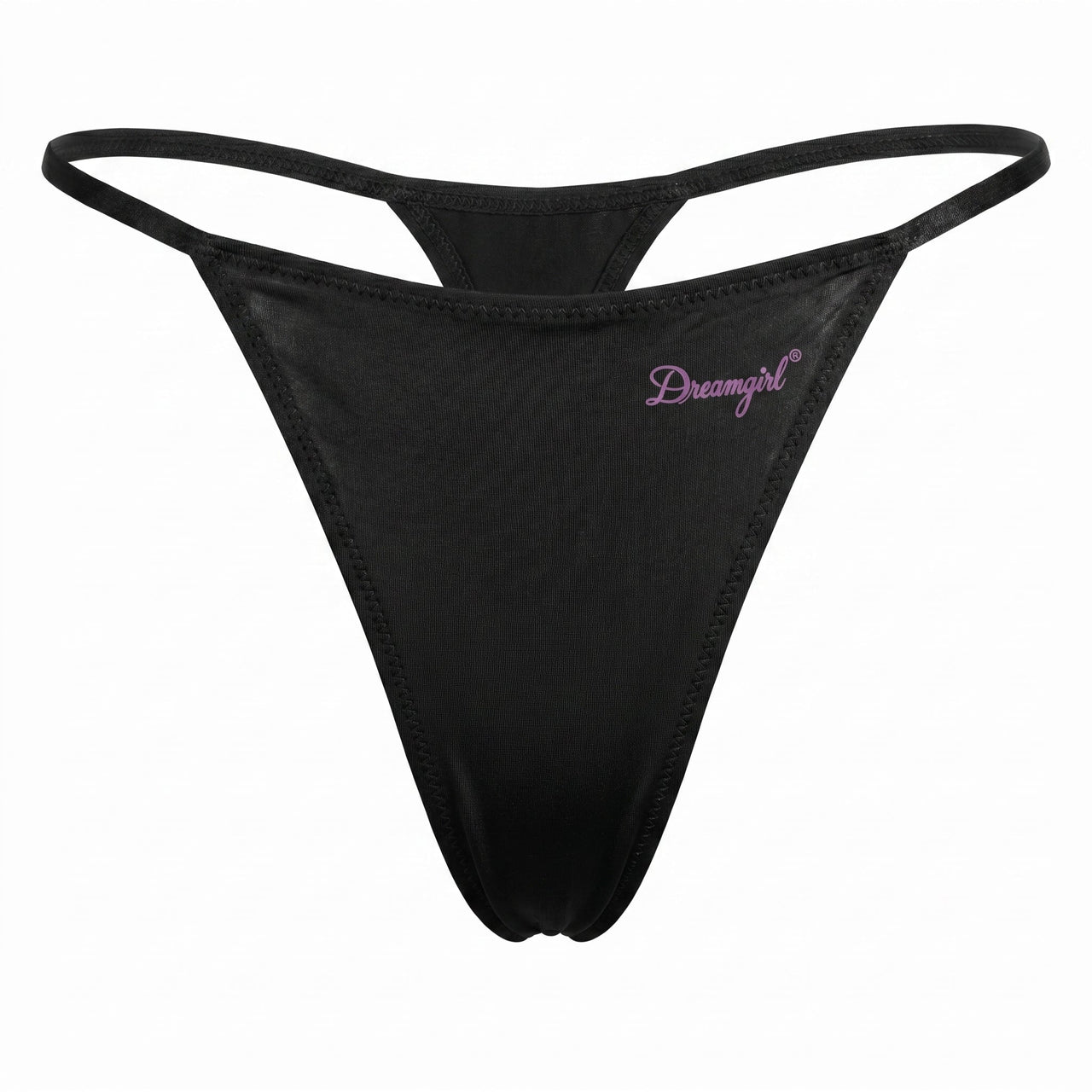 Plus Size Black Thong