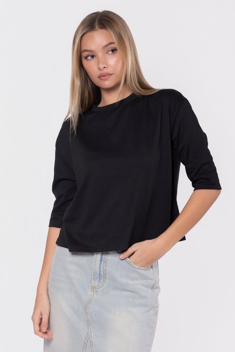 Remi Tee Plain (Black)