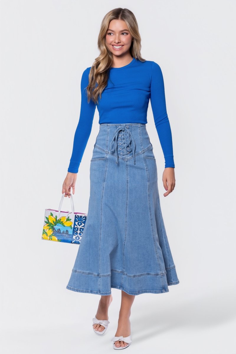 Rena Top (Cobalt Blue)