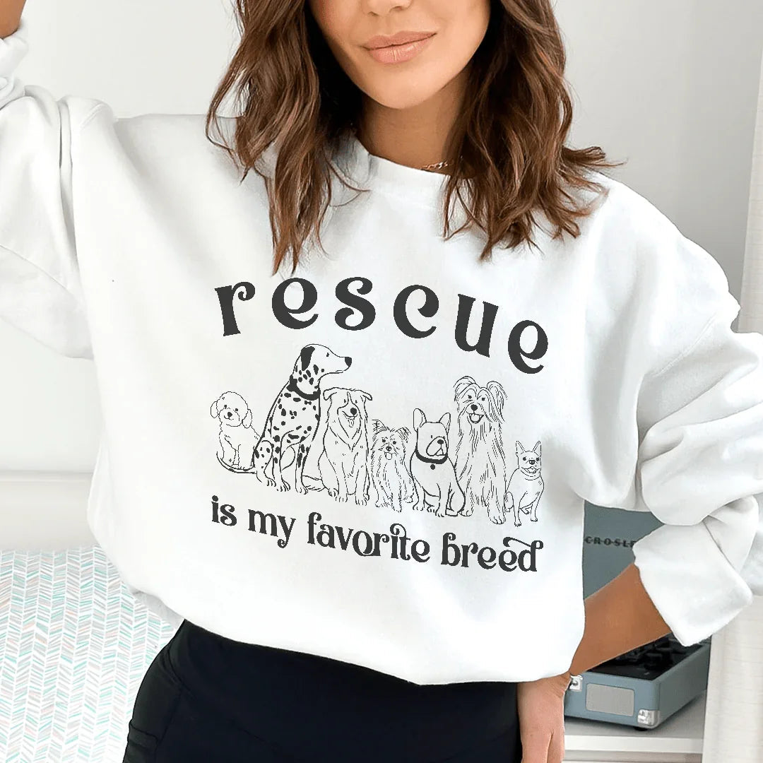 Rescue Is My Favorite Breed Tee