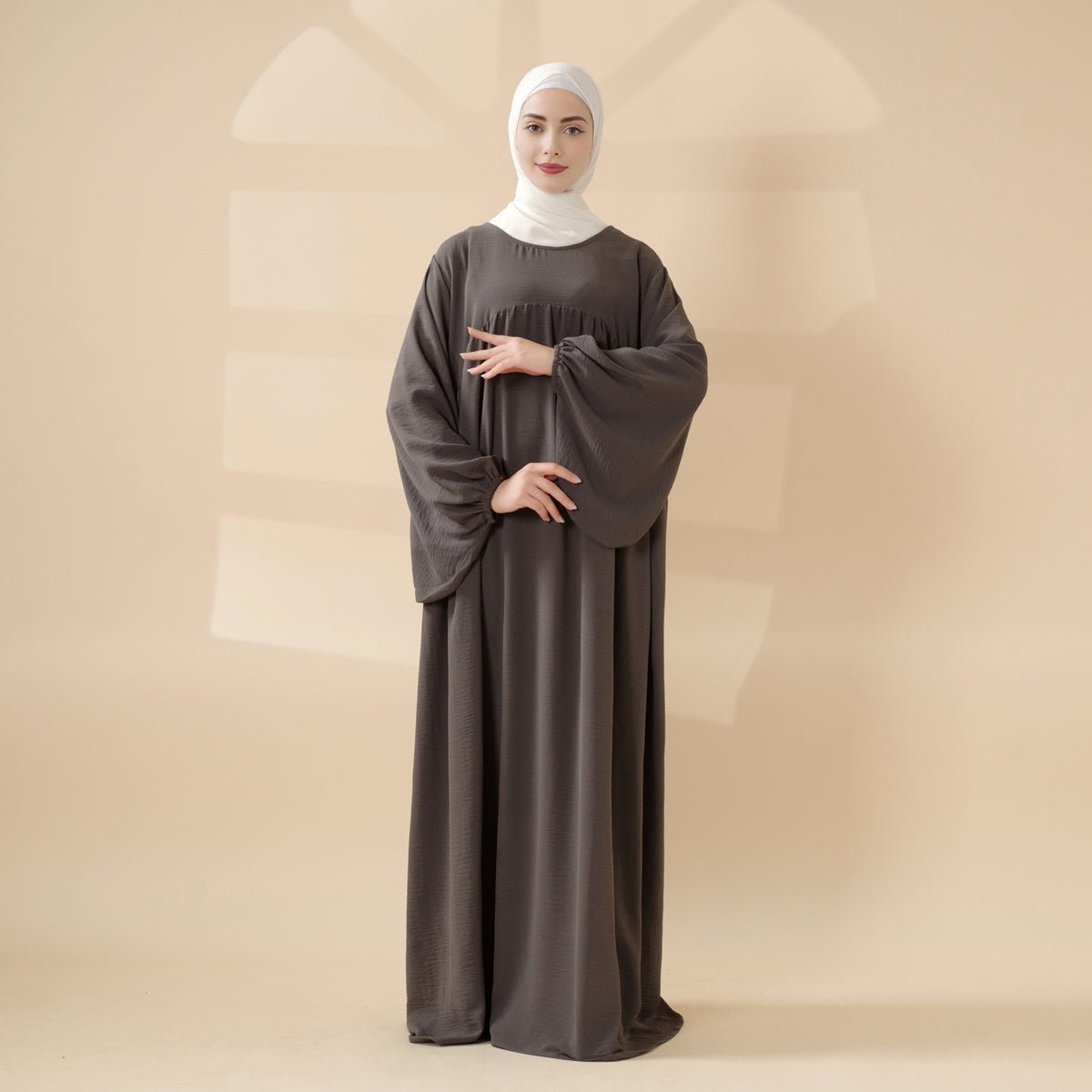 Reversible Abaya Made With Crepe Fabric (MA035)