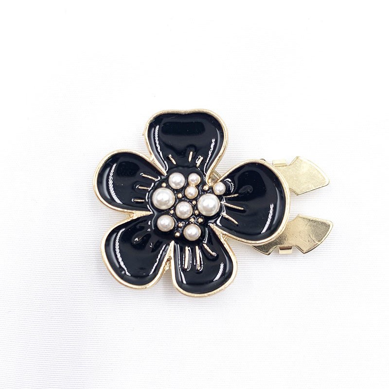 Rhinestone Button Covers | Crystal Flower Decorative Clips(MAC359)