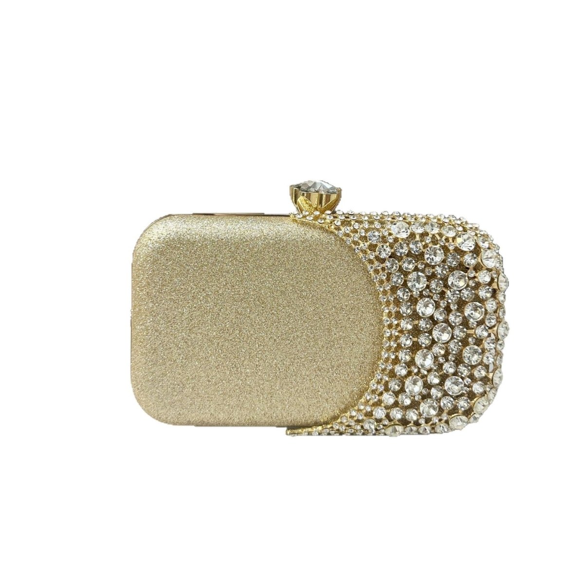 Rhinestone Evening Clutch | Crystal Party Bag with Chain Strap(MAC353)