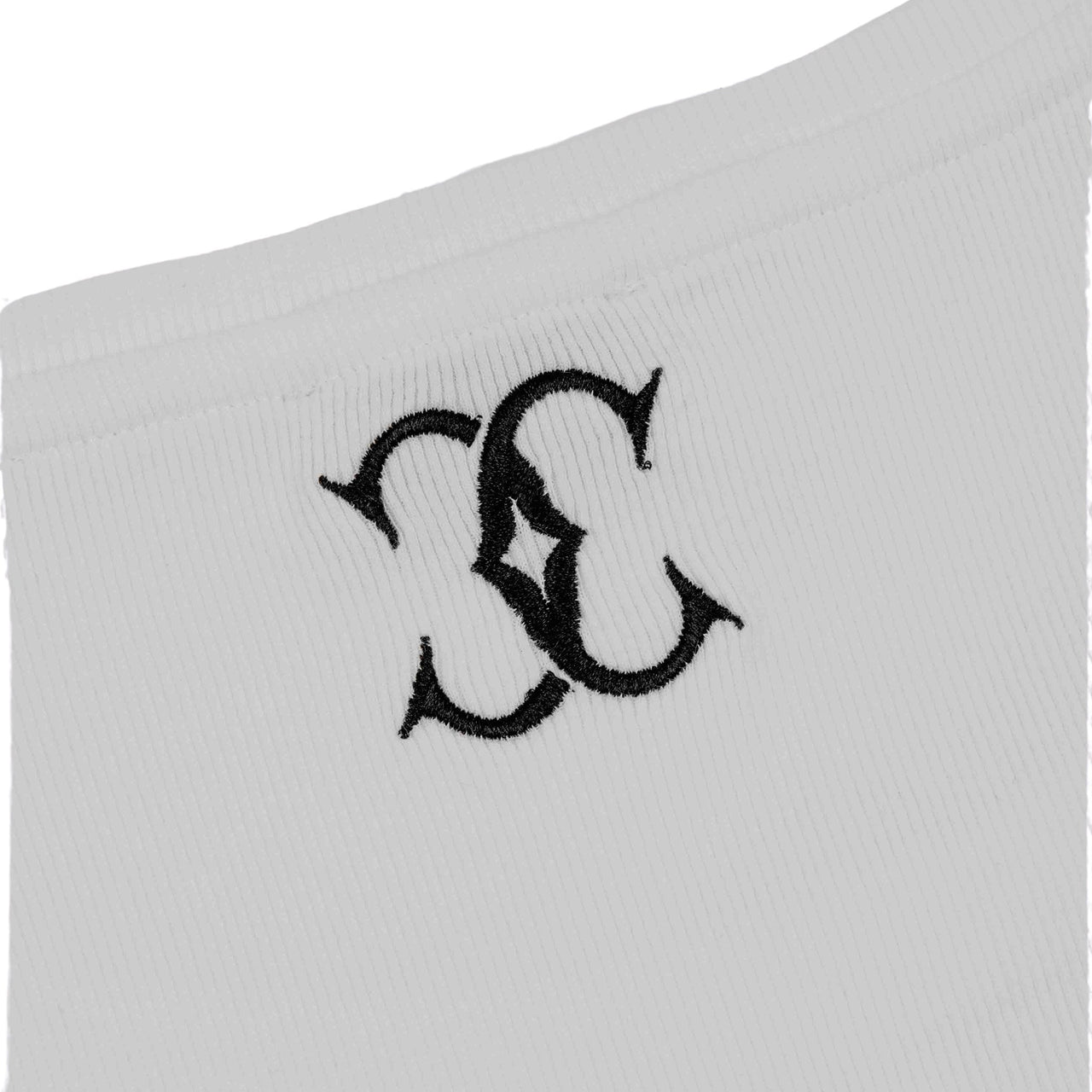 Commons Ribbed Vest Tank White