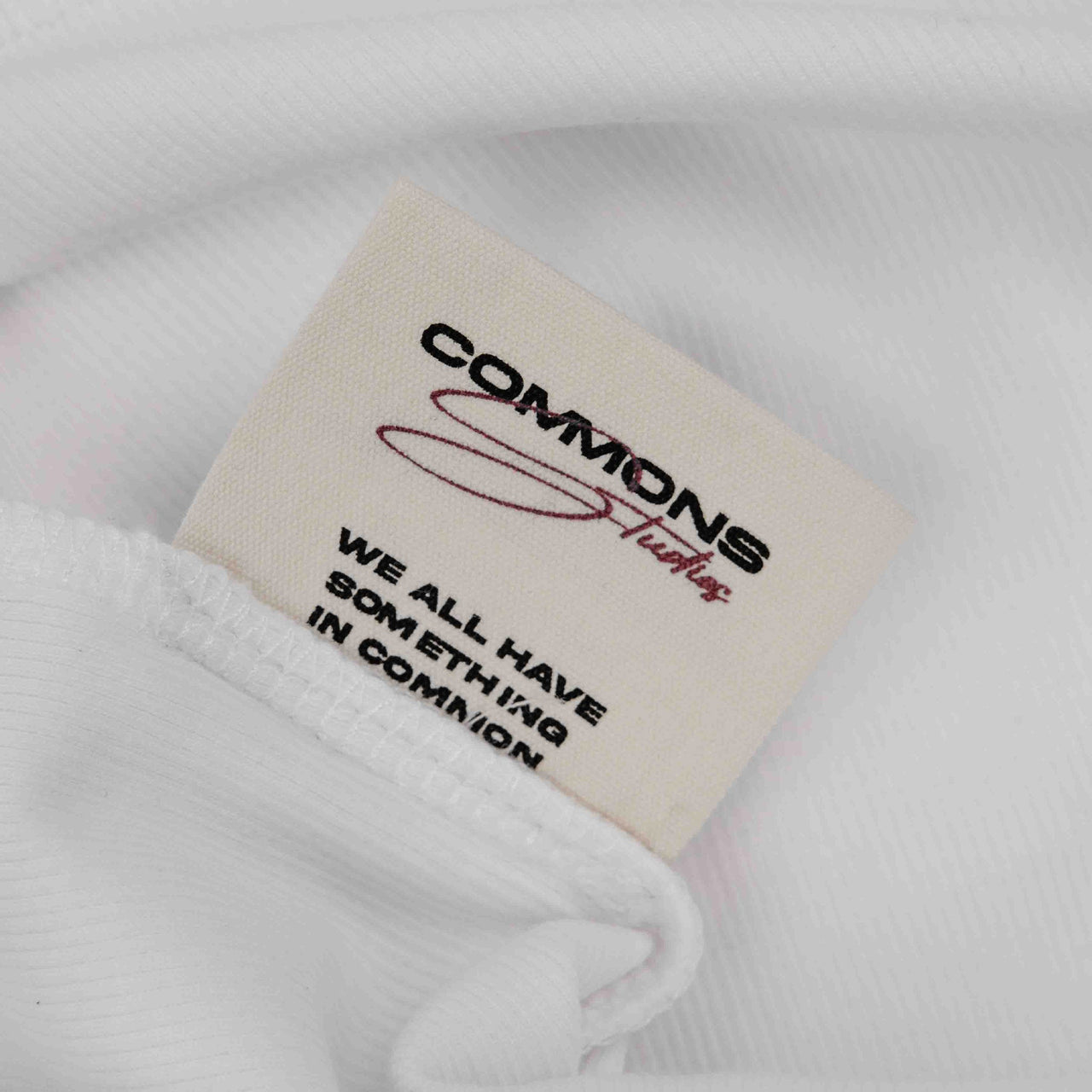 Commons Ribbed Vest Tank White
