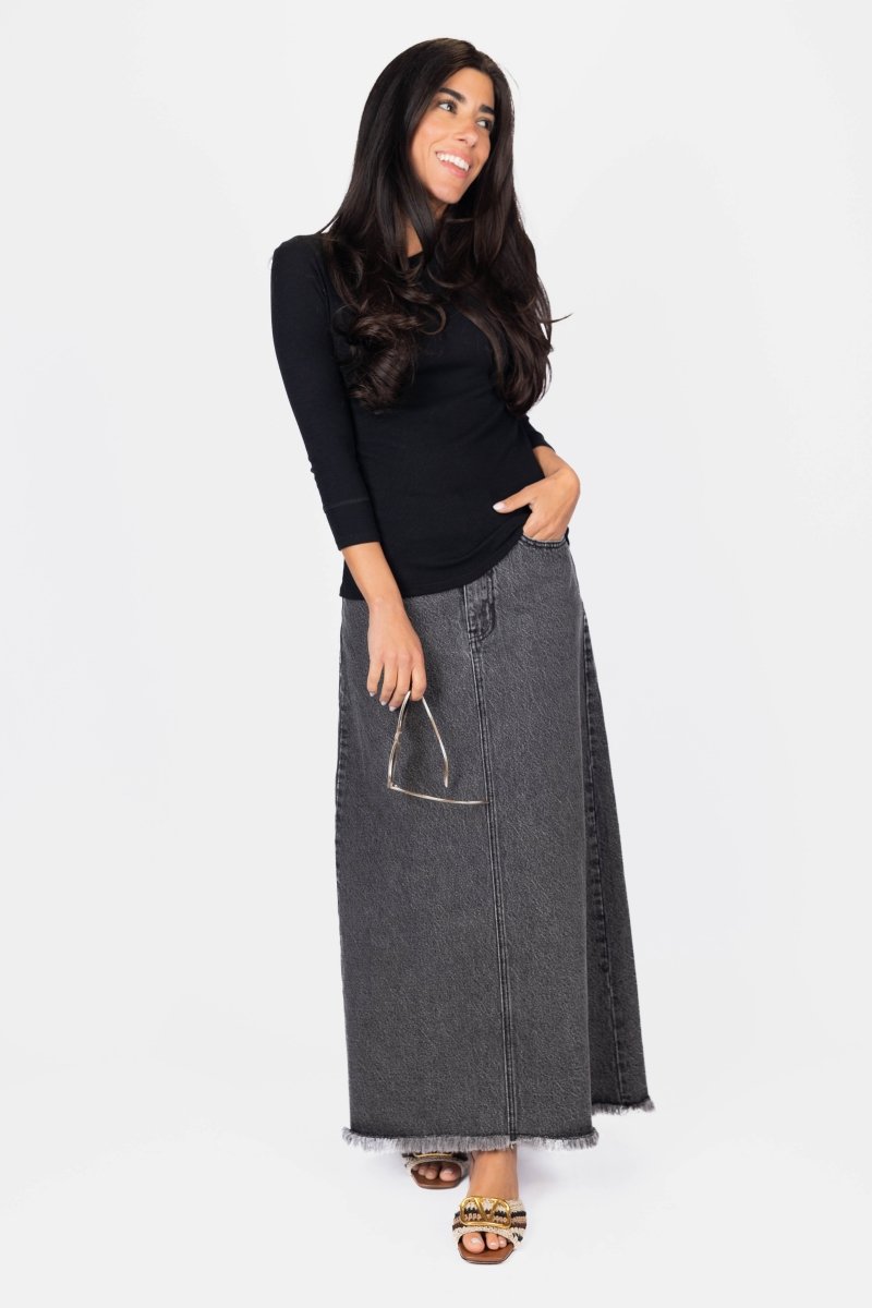 Romi Tee 3/4 Sleeve (Black)
