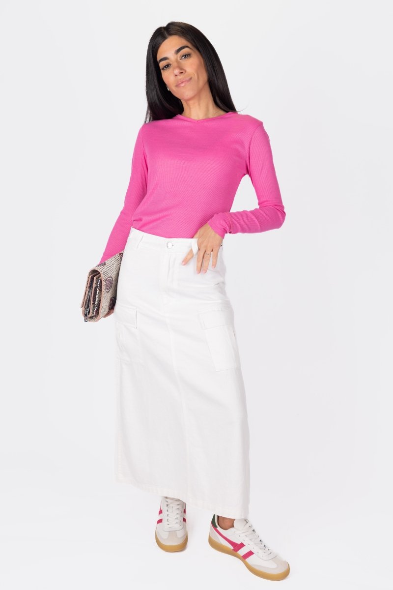 Romi Top Long Sleeve (Bubble Pink)