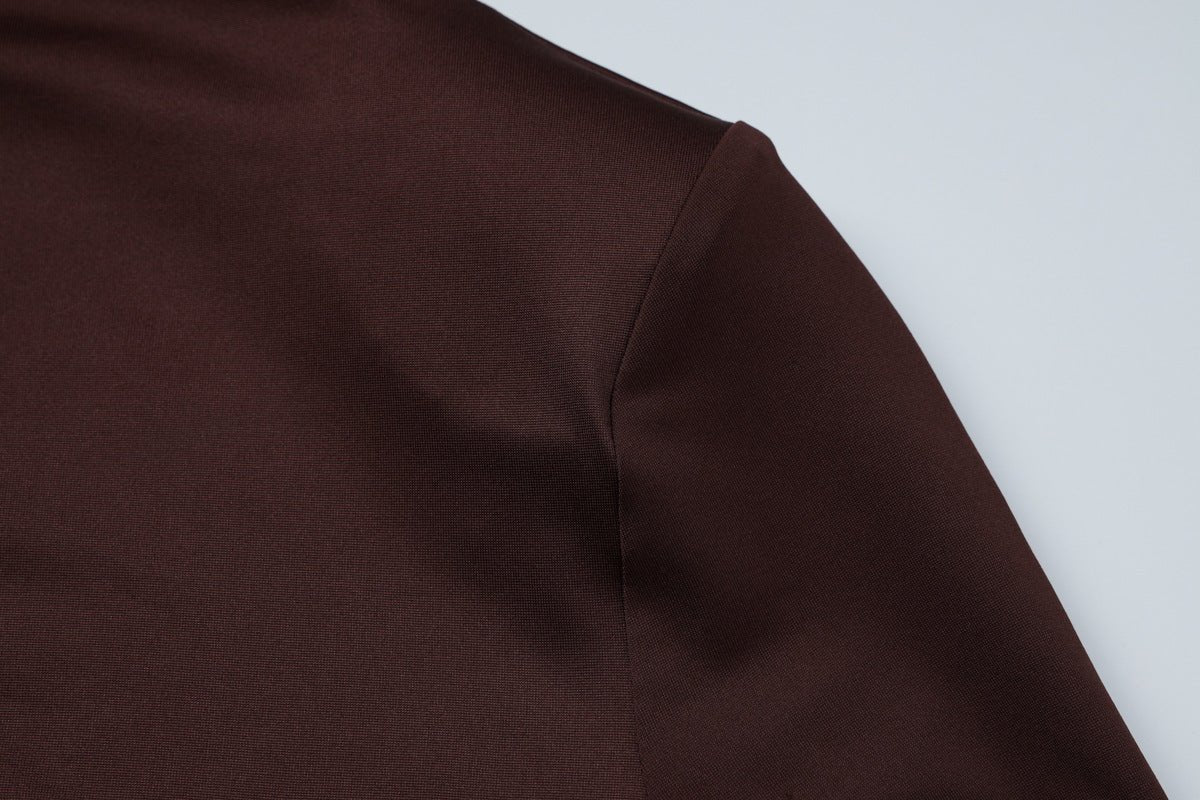 Ruched Bodycon Gown with Metal Hardware(MS233)