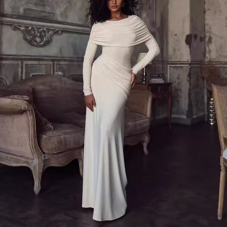 Ruched Bodycon Maxi Dress(MS219)