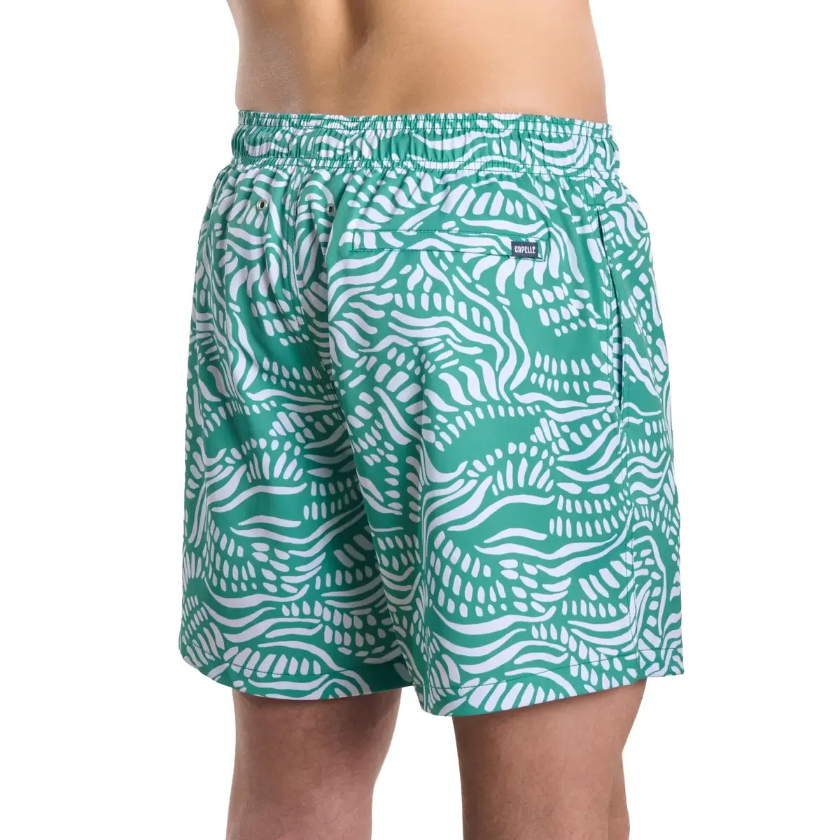 Men’s Premium Compression-Lined Hybrid Shorts – Salt Spray - Palm and Surf