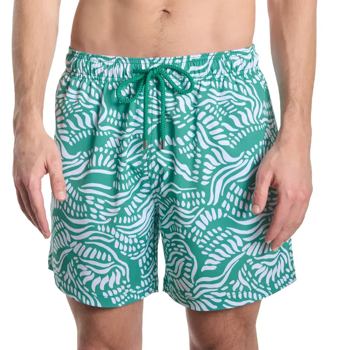 Men’s Premium Compression-Lined Hybrid Shorts – Salt Spray - Palm and Surf