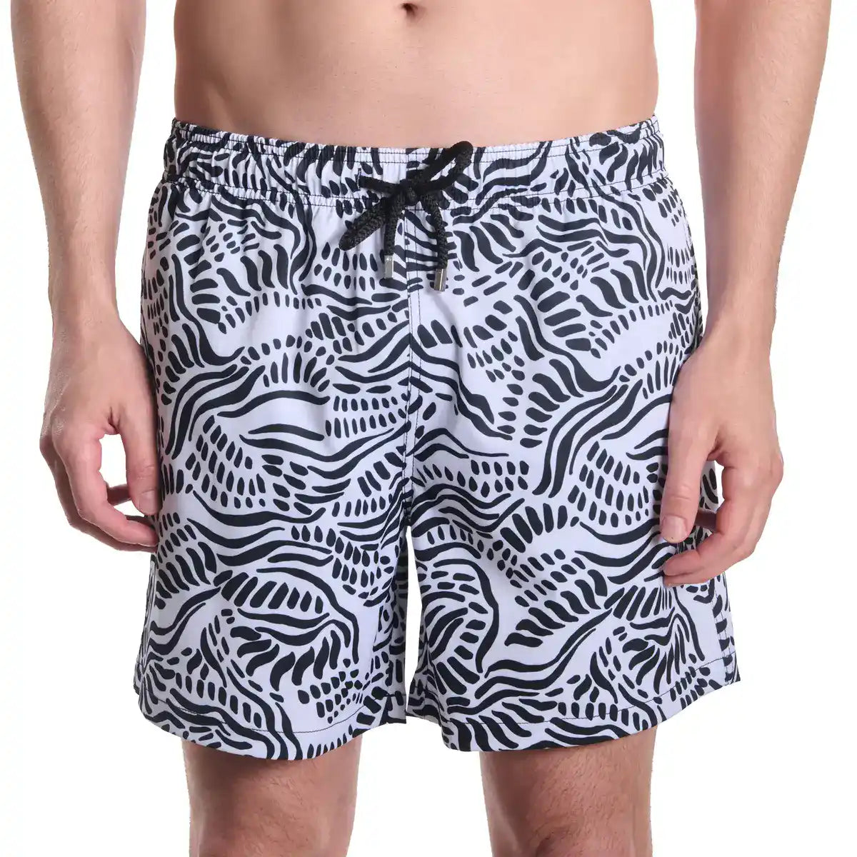 Men’s Premium Compression-Lined Hybrid Shorts – Salt Spray - Surf and Storm