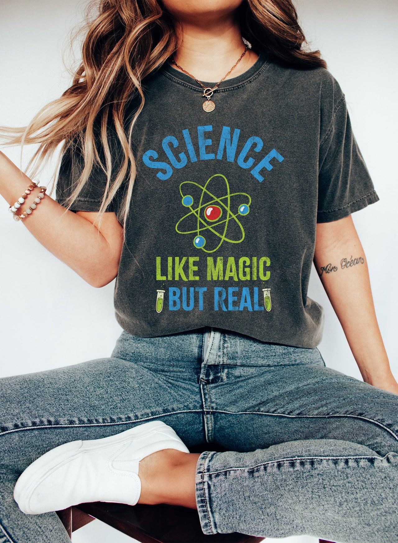 Science Like Magic But Real Science Knowledge And Wonder Collection Comfort Colors Tee