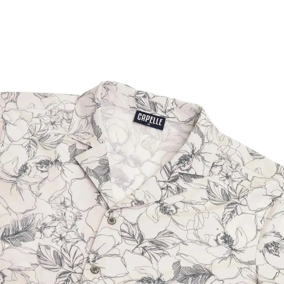 Men’s Short Sleeve Tailored Fit Button-Down Shirt – Secret Garden
