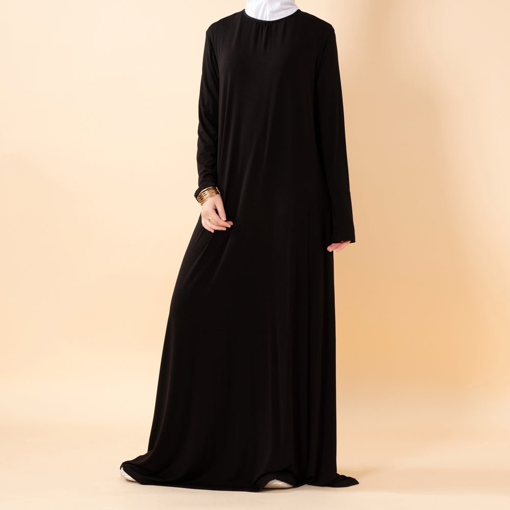 Serenity Veil Set | Premium Lenzing™ Modal Khimar & Dress Two-Piece Set (MK026)